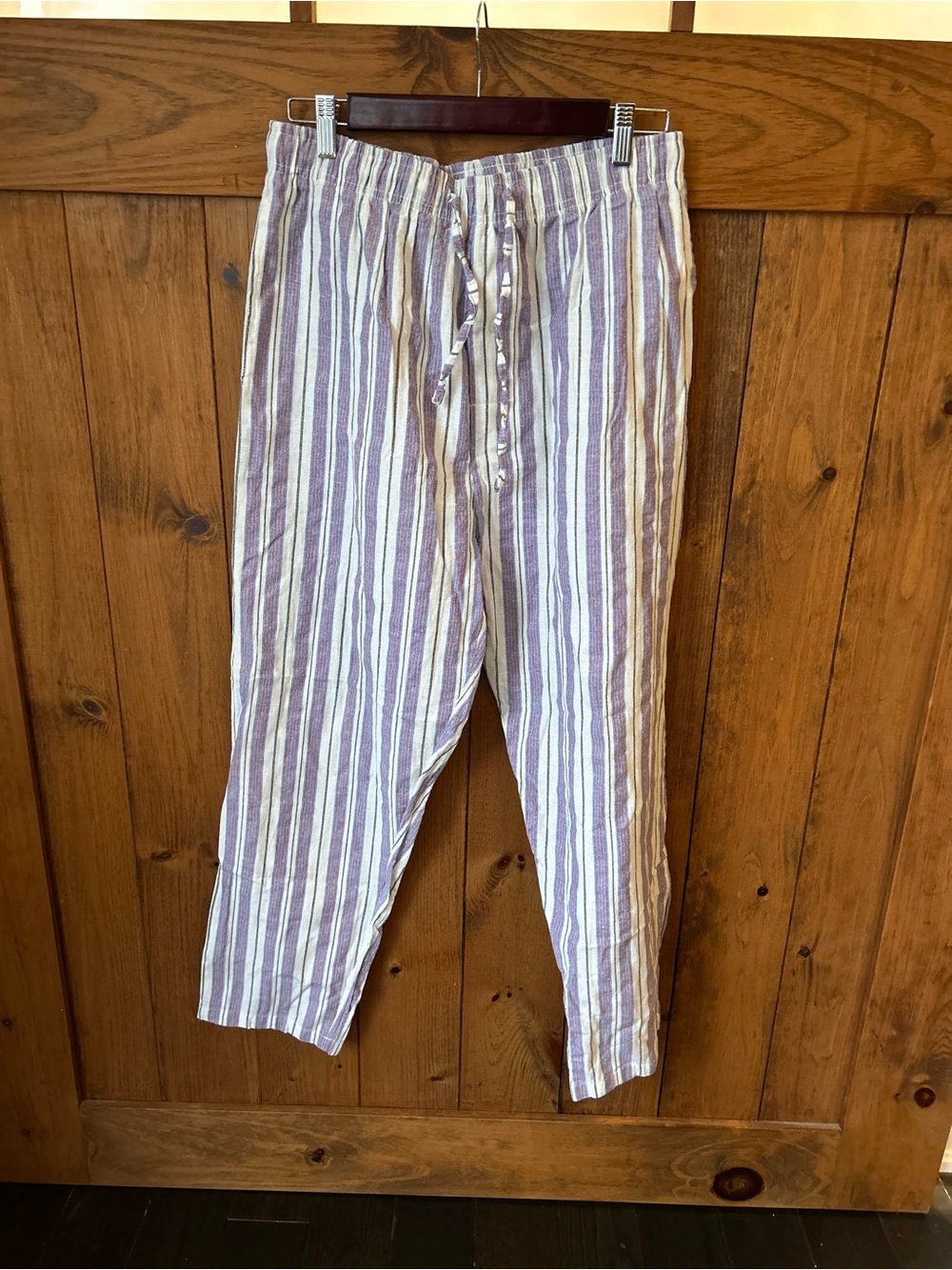 Striped Cotton Pajama Pants - Women's Sleepwear